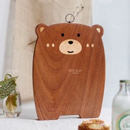 Ebony Bear Cutting Board Solid Wood Cutting Board Antibacterial Anti-Mildew Solid Wood Small Cutting