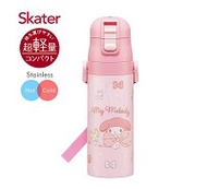 Skater 不鏽鋼直飲保溫水壺(470ml)-美樂蒂Ribbon