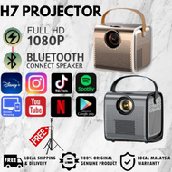 GET GIFT 5 Years Warranty Smart+ Android Projector H7 Mini 6000 Lumens HD 1080P 4K WiFi LED Projector for Home Theater