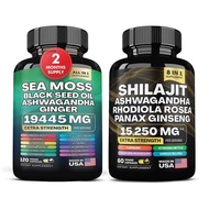 Minyak benih hitam himalaya tulen & Ashwagandha kunyit halia Vitamin C D3 6VW8