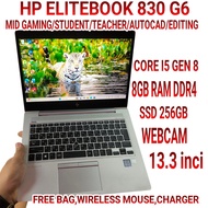 LAPTOP HP ELITEBOOK 830 G6 CORE I5 GEN 8 LIKE NEW