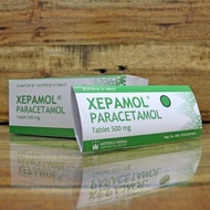 Xepamol tablet Paracetamol 500MG perbox Berkualitas