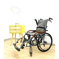 LIGHTWEIGHT TRAVEL WHEELCHAIR KERUSI RODA ALUMINIUM RINGAN