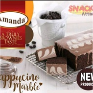 Brownies Amanda  Capucino Marbel