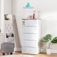 Laci Olymplast ODC 05 M PTN Lemari Plastik Drawer Cabinet Modern Pattern 5 Susun