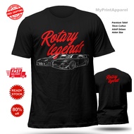 Mazda Rotary Wankel Engine RX7 Legend Cotton tshirt