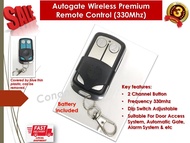 Autogate Door Wireless Premium Remote Control 330Mhz / 433Mhz DIP Switch Auto Gate Controller - 5326P (Battery included)