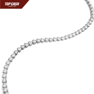 Top Cash Jewellery 10K Lab Grown Diamond White Gold Bracelet