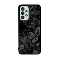 Casing Samsung A73 A53 A33 A23 A72 A52 A32 A71 A51 A31 A70 A50 S 4G 5G Doodle Grey Games