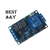 Digital Timer Relay Module DC 12V 5V PLC Delay Timer Cycle Control