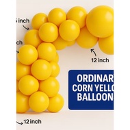 25pcs/100pcs CORN YELLOW BALLOON COLOR FOR for party & DND shop
