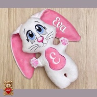 Personalised embroidery Plush Soft Toy Bunny Rabbit