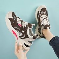 F8833 Hollow Net Daddy Shoes Extra Large Size Women's Shoes 32-44