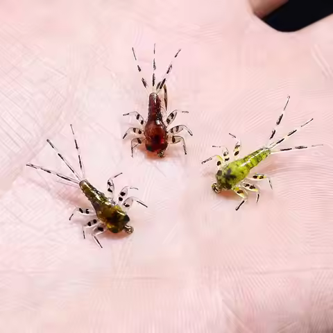 Bass Fly Fishing Lures Fly Tying Realistic Mayfly 20x Nymph Body Components Hand Tied Fly Fishing As