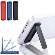 Ultra Thin Mini Metal Folding Mobile Phone Holder Stand Alloy Invisible Portable Phone Kickstand Bracket Desktop Phone Holder