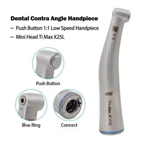 NSK Dentistry Low Speed High Speed Handpiece Fit E Type Motor Ti Max ZSG25L X25L Z25L Dental 1:1 Dir