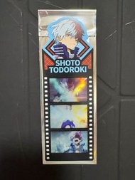 元氣壽司 我的英雄學院 書籤 轟焦凍 pvc膠片 My Hero Academia Shoto Todoroki Film Strip Bookmark