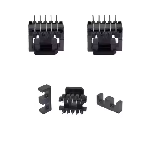 EE25 EE28 EE30 3+3 4+4 5+5 6+6 6/8/10/12Pins MN-ZN PC40 Vertical Transformer Ferrite Magnetic Core C