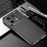 For Redmi Note 13 Pro+ 5G 13 Pro Note 13 Redmi Note 13 Pro 4G 5G 2024 Series Carbon Fiber Silicone S