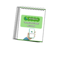 Paymaya Transaction Record Notebook