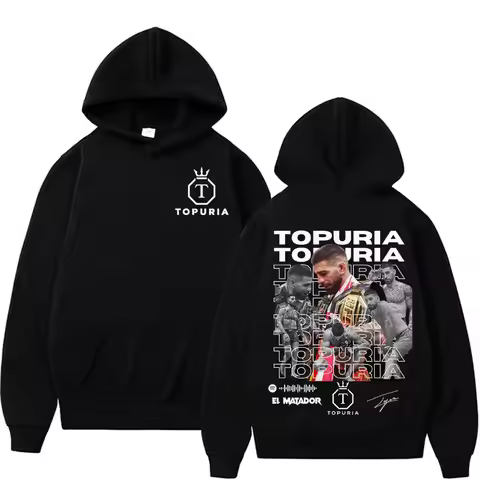 El Matador Ilia Topuria Vintage Graphic Hoodies Men's Clothing Fashion Gothic Oversized Hoodie Casua