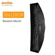 Godox Softbox 30 x 120cm 12"x 47" Honeycomb Grid Strip Bowens Mount Softbox
