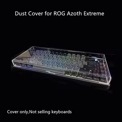 New Dust Cover for ROG Azoth Extreme Gaming Keyboard Transparent Frosted EX Protective Cover Keycap 