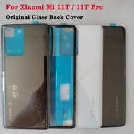 Original Glass For Xiaomi Mi11T Battery Cover Case Spare Parts For Xiaomi Mi 11T Pro 5G Battery Back Door Phone Housing Case
