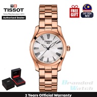 Tissot T112.210.33.113.00 Women's T-Wave Quartz Rose Gold Plated Steel Dress Watch T1122103311300