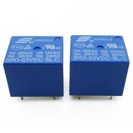 1 Piece Relay SRD-xxVDC-SL-C 3VDC/5VDC/12VDC/24VDC Contact 10A Form C