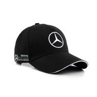 F1 Mercedes-Benz AMG team theme racing hat baseball curved brim sun visor hat car logo unisex hat