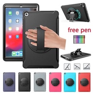 For Samsung Galaxy Tab A 10.1 2019 T510 T515 Stand Handle Hybrid Armor Hard Rubber Shockproof Case Cover