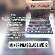 (Terbaik) Mixer Phaselab Live 12 Mixer Audio Phaselab Live12 12Ch