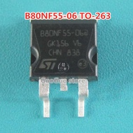 2pcs B80NF55-06 TO-263 B80NF55-06T 80A/55V MOSFET new original