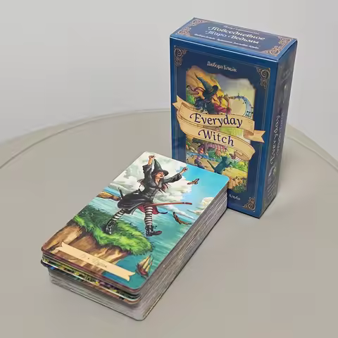Everyday Witch Tarot in Russian Language 78 Pcs Fun, Practical, Easy-to-use Tarot Cards Based on Cla