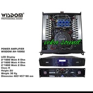 Power Amplifier Wisdom 2 Channel AH 10002 AH10002 Original