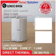 Thermal Barcode Label Sticker 70x50mm 70x50 mm/ 70 x 50 mm/ 7x5CM/