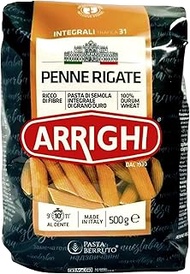 Arrighi Italian Penne Rigate (31) Wholemeal Pasta, 500g