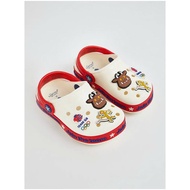George boys' slippers, soft, lightweight plastic with patterns, size 4uk - 10uk (13cm - 17.5cm)