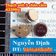 5pcs Quartz 3-pin frequency 433MHz 315MHz R433 R315 R315S LR1 433.92 49S DIP 3P kde2183