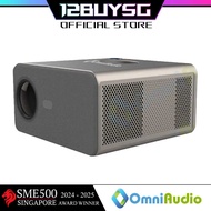 OMNIAUDIO X02 FHD 4K Ultra Bright 1.2K Ansi Lumens Android Projector