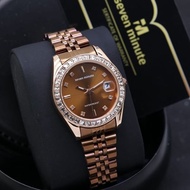 TERLARIS jam tangan wanita original SEVEN MINUTE permata rantai