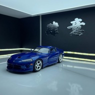 Dodge Viper GTS Viper 1: 18 Alloy Car Model Blue Classic