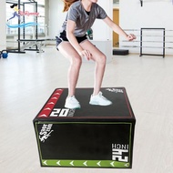 [Whweight] 3 in 1 Soft Plyometric Jump Box Plyo Box Workout for Home Gym Plyometric Box