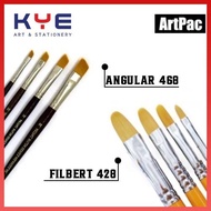 Artpac Nylon Brush / Berus Warna / Berus Warna Painting Brush Drawing / Filbert 428 & Angular 468
