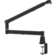 Low Position Microphone Boom Arm360°Rotatable Mic StandMicrophone Holder with 3/8inch 5/8inch Adapte