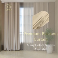 SL-Premium Blackout Curtain/ Sunblock Curtain/ Hotel Langsir/ Langsir Tebal/ Soft Curtain/ Soft Lang