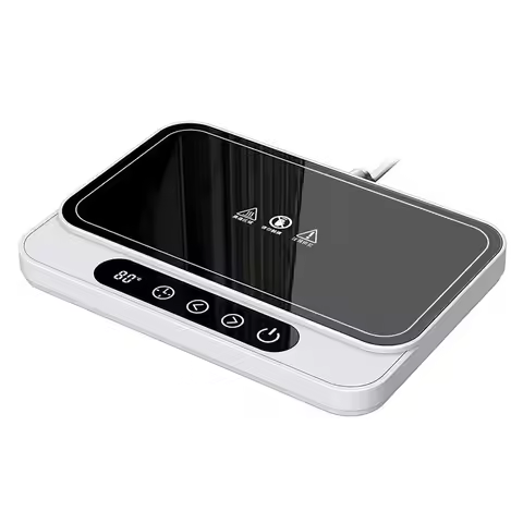 A78E-Adjustable Temperature 9-Grade Electric Cup Heater 50W Mug Warmer Hot Plate Coaster For Home An