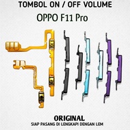 TOMBOL Flexible Power Button Oppo F11 Pro Original On Off Volume Side Button Fullset f11pro inside a