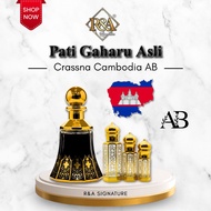 Pati Minyak Wangi Gaharu Asli Aquilaria Crassna Cambodia Agarwood Premium Oud